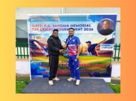 1st PA Sangma Memorial T20: Rangkynsai clobber Cluster CC