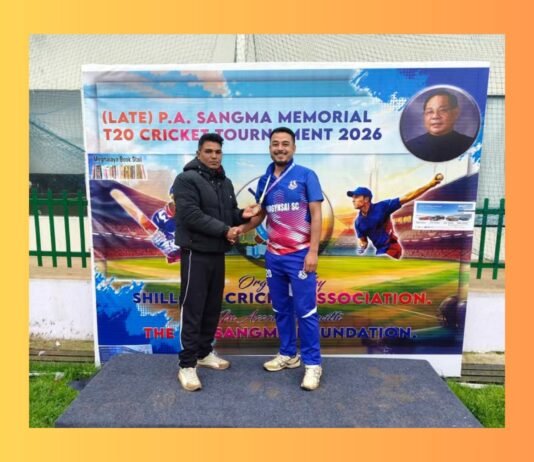 1st PA Sangma Memorial T20: Rangkynsai clobber Cluster CC