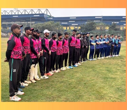 1st PA Sangma Memorial T20: Lawsohtun beat Cluster CC in opener