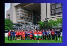 Klingson Marak & India blind football team finish 4th in Asian Championship Division 1