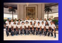Alisha & Bonifilia land in China with Team India for AFC U-17 Women’s Asian Cup