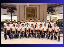 Alisha & Bonifilia land in China with Team India for AFC U-17 Women’s Asian Cup