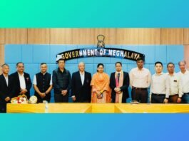 Union Sports MoS reviews initiatives with Meghalaya Govt