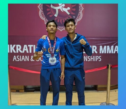 Bankerlang Myrthong wins silver for India in pankration at Vietnam