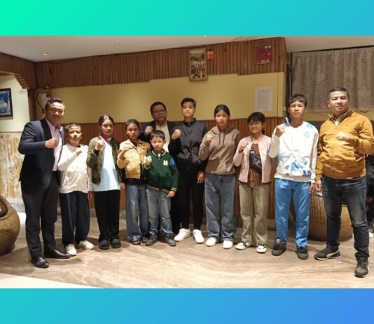 Meghalaya kickboxing contingent departs for Indore tournament