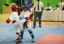Little ‘uns take centre stage on 2nd day of 32nd State Level Inter School Karate Tourney