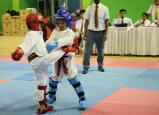 Little ‘uns take centre stage on 2nd day of 32nd State Level Inter School Karate Tourney