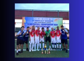 Meghalaya beat Nagaland for 7th Men’s Northeast Zonal Blind Football C’ship 2026
