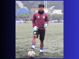 Goalkeeper Aibormiky Suchiang completes hat-trick of certifications