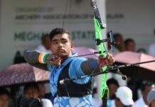 Devraj Mohapatra wins recurve gold for Meghalaya at National Ranking Archery Tourney