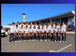 Bonifilia Shullai & U-17 India teammates reach Uzbekistan for friendlies