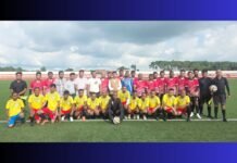 Football: 1st Veterans Cup begins in Wahiajer