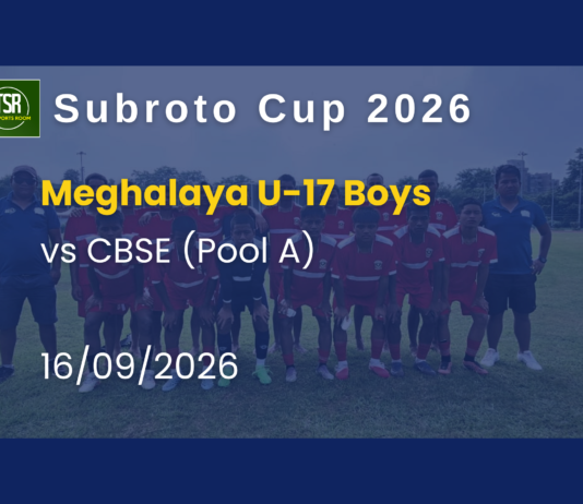 U-17 Boys’ Subroto Cup 2026: Meghalaya lose second match to CBSE