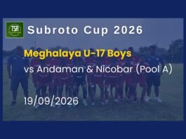U-17 Boys’ Subroto Cup 2026: Meghalaya fail to progress to QFs