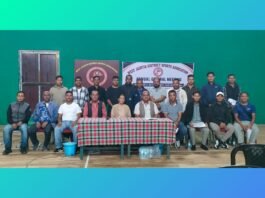 West Jaintia District Sports Association elects new office bearers