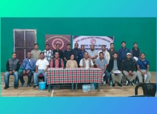 West Jaintia District Sports Association elects new office bearers