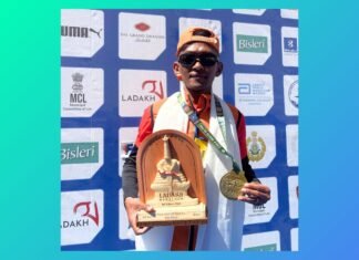Okitlang Syiemlieh secures Top 10 in backbreaking 122km Ladakh ultra marathon