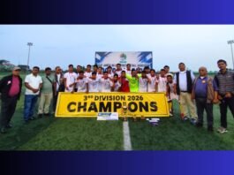 Cham Cham lift EJHDFA 3rd Division 2026 title after shootout