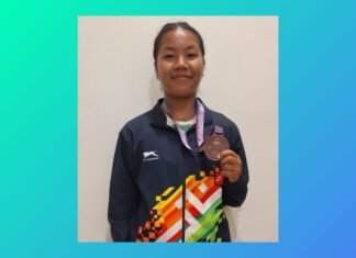 2 medals in 2 days! Tusame Marak bags bronze at East Zone Junior Athletics