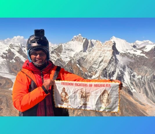 Mountaineer Wallambok Lyngdoh scales 6512m peak in Uttarakhand