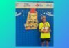 Kmoin Wahlang tops 70+ age category of Delhi Half Marathon 2026