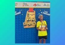 Kmoin Wahlang tops 70+ age category of Delhi Half Marathon 2026